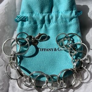 Tiffany & Co. 1837 Sterling Silver Interlocking Circle Link Bracelet